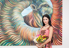 Виставка картин молодої художниці О. Селяниної у Художньому музеї Дніпропетровська