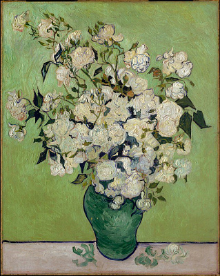Картина Ваза з трояндами - Ван Гог Вінсент 