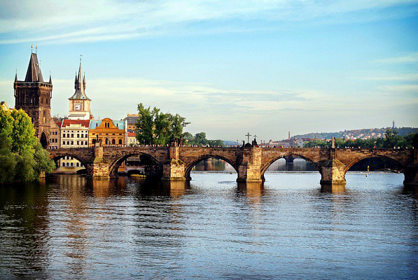 Картина Прага Карлів міст - Місто 