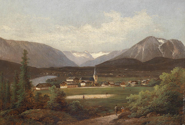 Картина Вид на Альтаусзеї - Лепі Фердінанд 