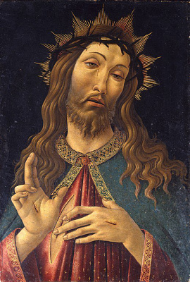 Картина Христос у терновому вінці - Боттічеллі Сандро 