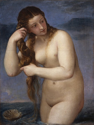 Картина Тициан Вечелилио - Венера - Вечеллио Тициан 